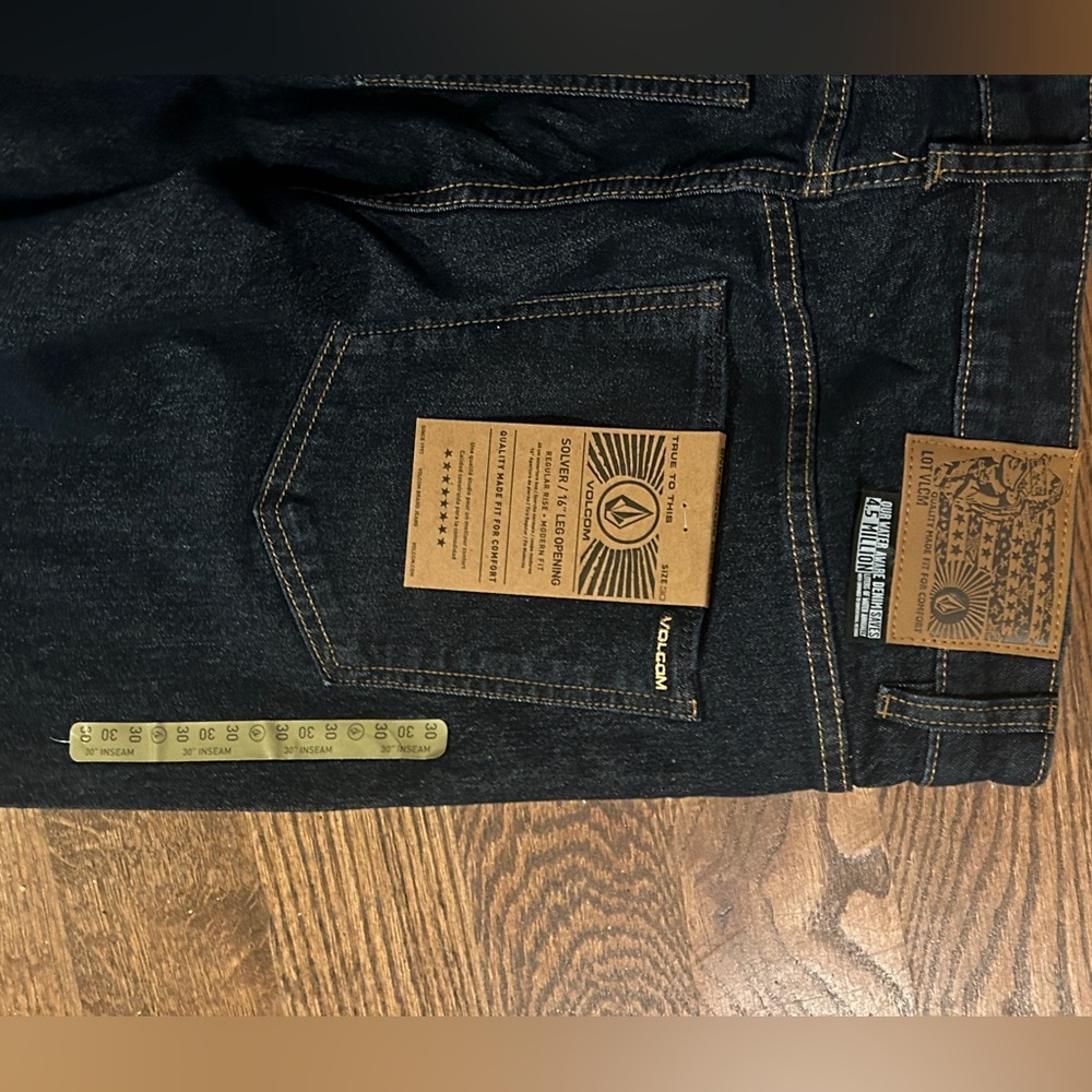 Volcom Solver Straight Denim 30x30 - Picture 4 of 5